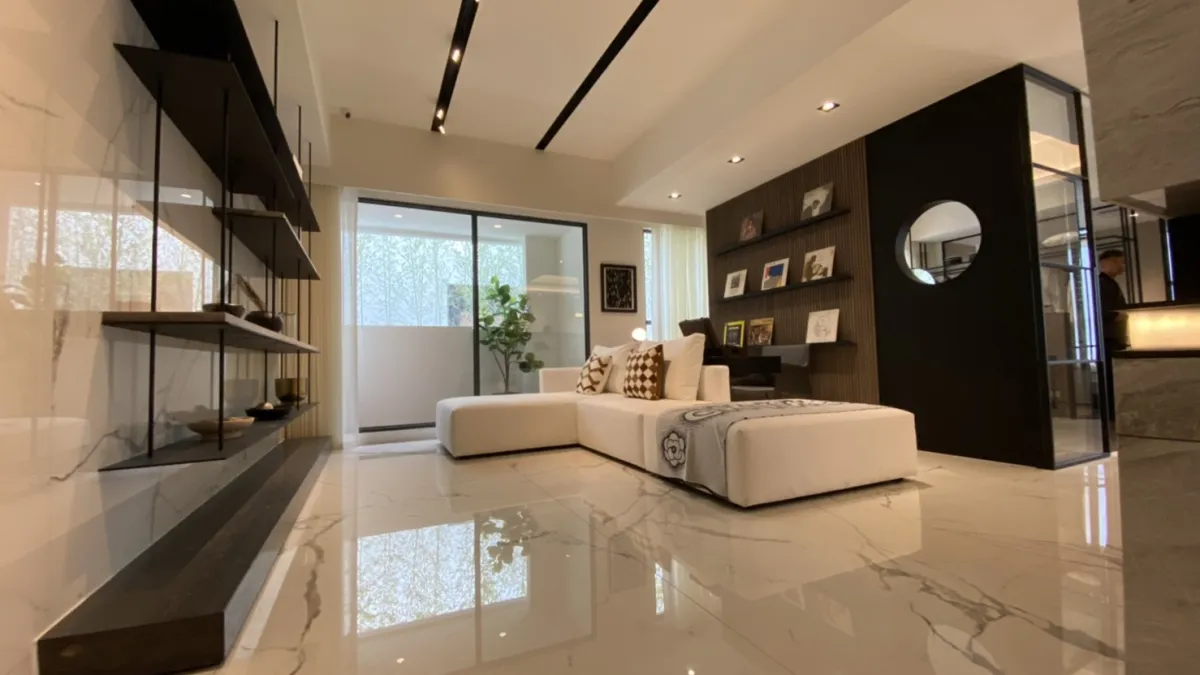 長虹建設推出與豪宅同等級配備的小坪數產品,跳脫區域市場規格的輕豪宅定位。(圖/富比士地產王提供)