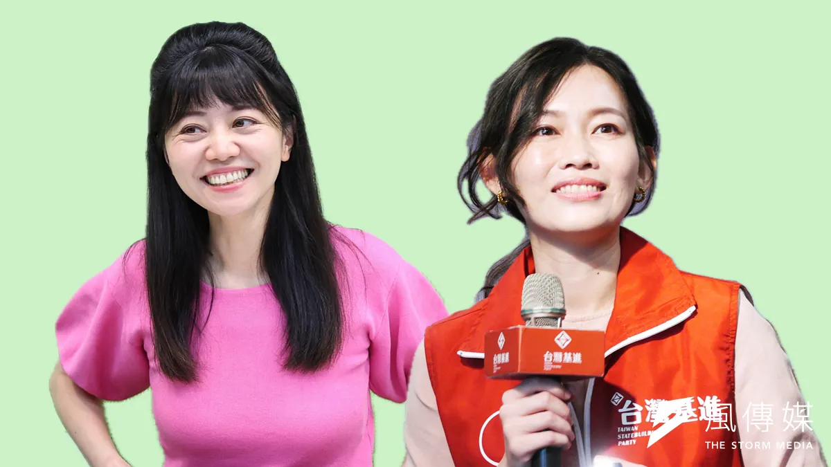 2024港湖立委選舉,爭取連任的民進黨立委高嘉瑜(左)與台灣基進參選人吳欣岱(右)陷入熱戰。(資料照,顏麟宇、蔡親傑攝/影像合成:風傳媒)