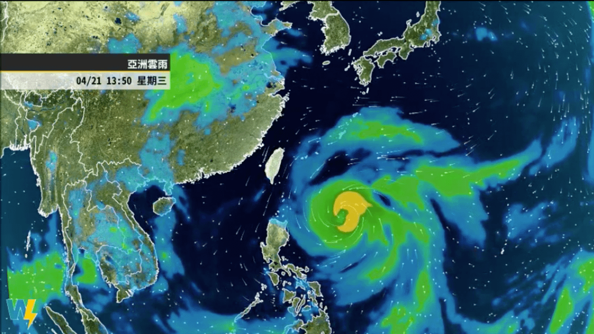強颱舒力基預估外圍氣流將為東半部地區帶來短暫陣雨,也可能間接使中南部山區出現午後雨。(擷取自天氣風險Weather Risk臉書專頁) 強颱舒力基預估外圍氣流將為東半部地區帶來短暫陣雨,也可能間接使中南部山區出現午後雨。(擷取自天氣風險Weather Risk臉書專頁)
