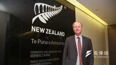 紐西蘭商工辦事處代表馬嘉博。(顏麟宇攝)
