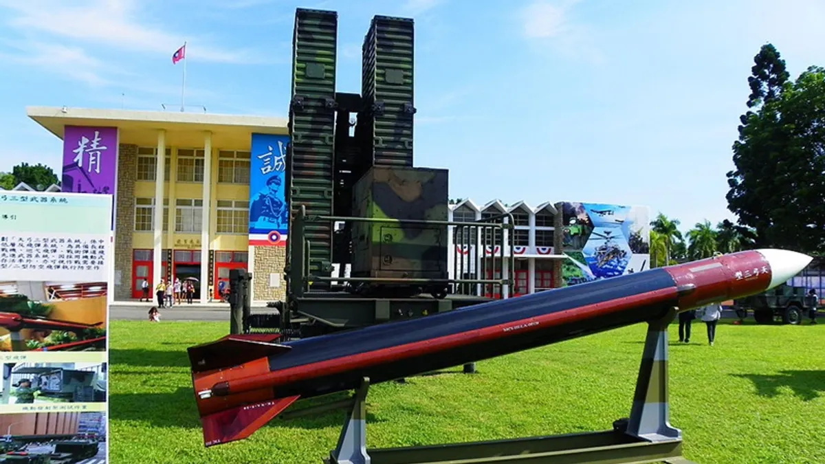 台灣的防空飛彈(地對空飛彈)密度高嗎?(圖為天弓三型/維基百科) 台灣的防空飛彈(地對空飛彈)密度高嗎?(圖為天弓三型/維基百科)