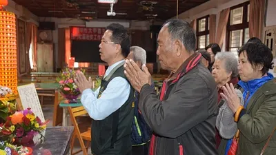 大甲文昌宮免費點光明燈 低收獨老也能受神靈保佑