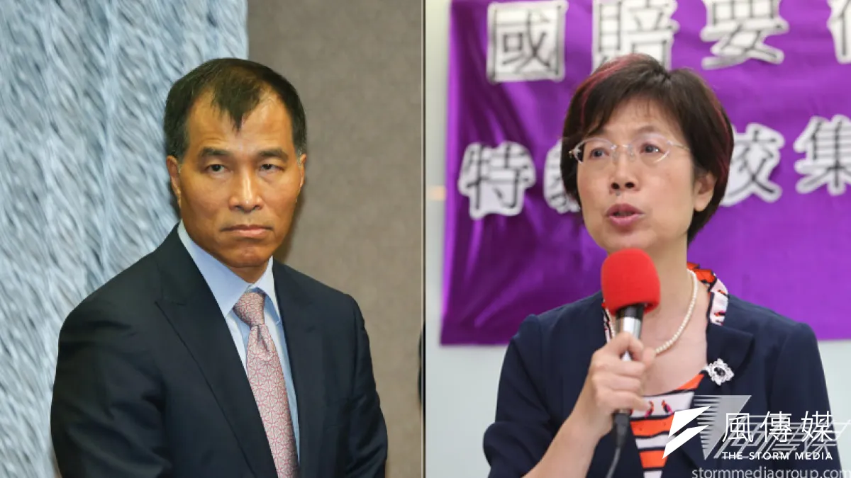 交通部長葉匡時(左)30日赴立院備詢,與綠委尤美女(右)展開一場舌戰。(余志偉、吳逸驊攝/李承佑合成)