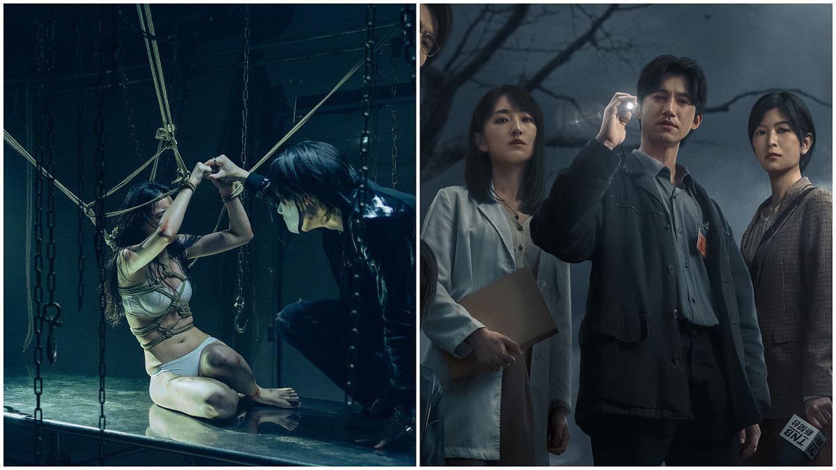 《模仿犯》預告以女子遭受綁架、凌虐的慘叫聲掀起開端。(圖/Netflix提供) 《模仿犯》預告以女子遭受綁架、凌虐的慘叫聲掀起開端。(圖/Netflix提供)