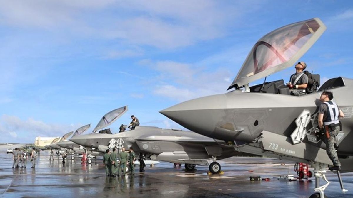 日本空自F-35A機隊抵達關島,首度參與「北方對抗25」聯演。 (取自自衛隊航空總隊司令部「X」帳號) 日本空自F-35A機隊抵達關島,首度參與「北方對抗25」聯演。 (取自自衛隊航空總隊司令部「X」帳號)