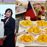 台南市の黄偉哲市長が安倍夫人専用の旅行カバンを制作し、夫人が世界を巡れるようにとの思いを込めた。そして、9種類のマンゴーを用意し夫人に味わってもらうことで、日台友好の長続きを象徴した。(写真/台南市提供) 台南市の黄偉哲市長が安倍夫人専用の旅行カバンを制作し、夫人が世界を巡れるようにとの思いを込めた。そして、9種類のマンゴーを用意し夫人に味わってもらうことで、日台友好の長続きを象徴した。(写真/台南市提供)