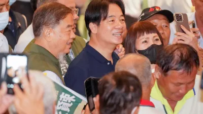 民進黨總統參選人賴清德今(23)日下午出席「中區宗教賴清德後援會成立大會」。(賴清德競選辦公室提供)