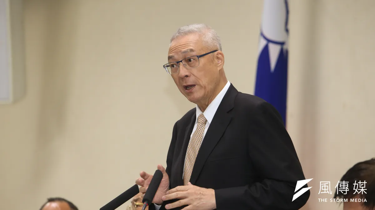 國民黨主席吳敦義6日表示,民進黨利用多數強行通過違法、違憲的《促轉條例》,侵犯人權,國民黨將循釋憲途徑,保障民主憲政的成果。(資料照,陳明仁攝)