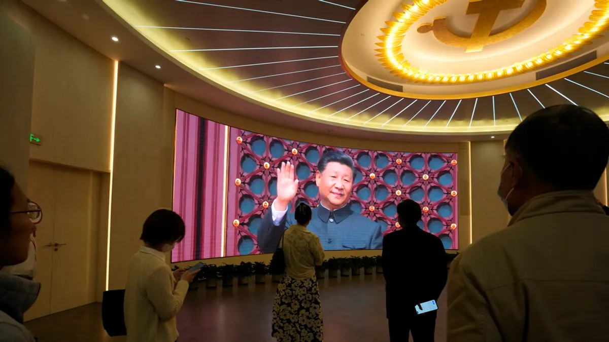 中共掀起「習選」熱。(美聯社)