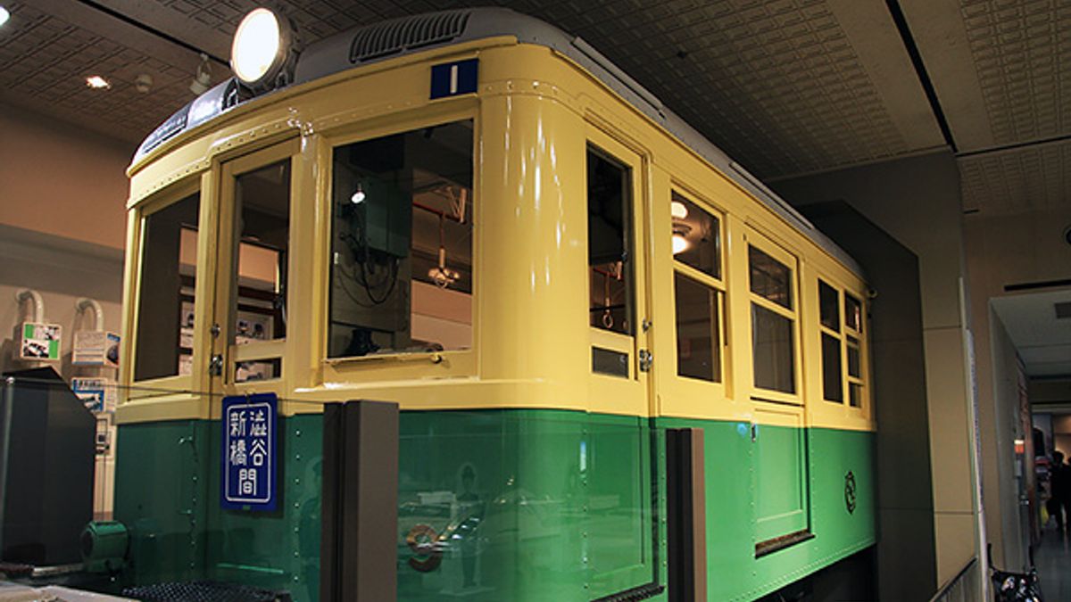 東京高速鐵道時代的車輛100系,車身為綠色塗裝,並同樣是鋼體車身。(圖/想想論壇提供,攝影:陳威臣) 東京高速鐵道時代的車輛100系,車身為綠色塗裝,並同樣是鋼體車身。(圖/想想論壇提供,攝影:陳威臣)