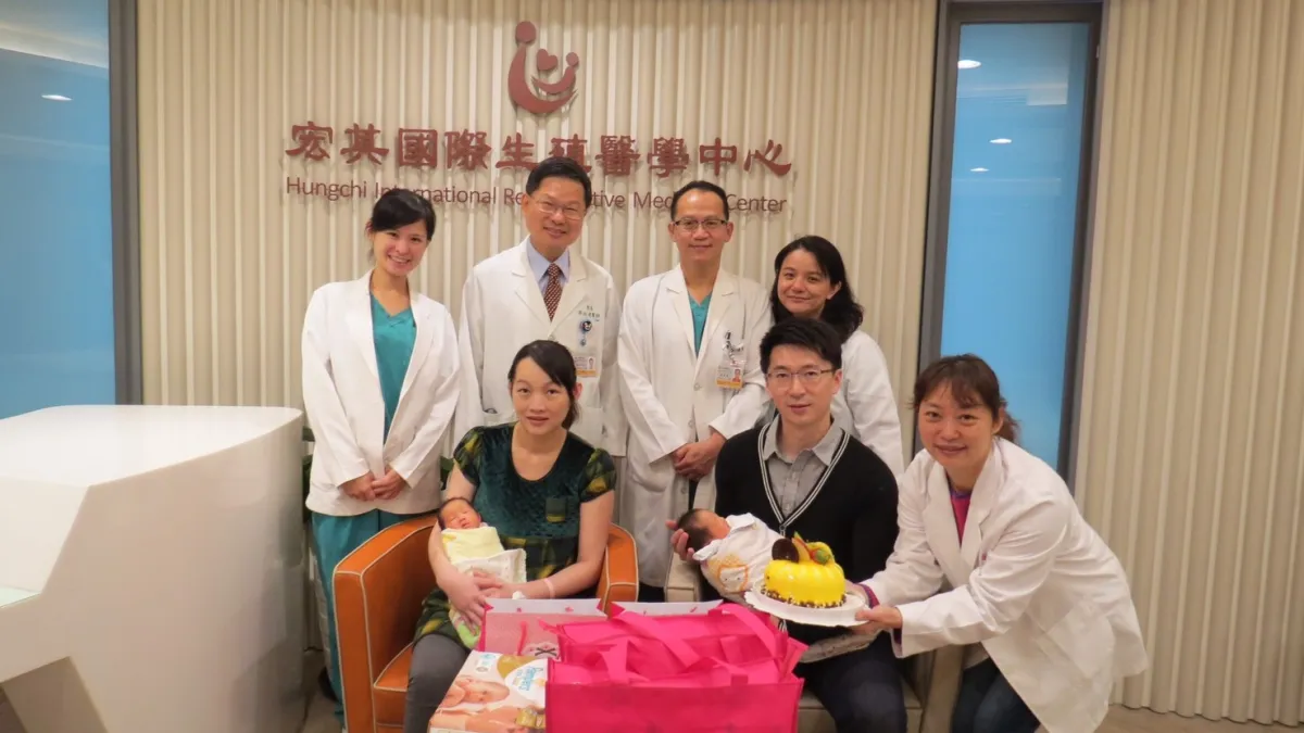龍鳳胎試管嬰元旦誕生 父母喜迎新生命