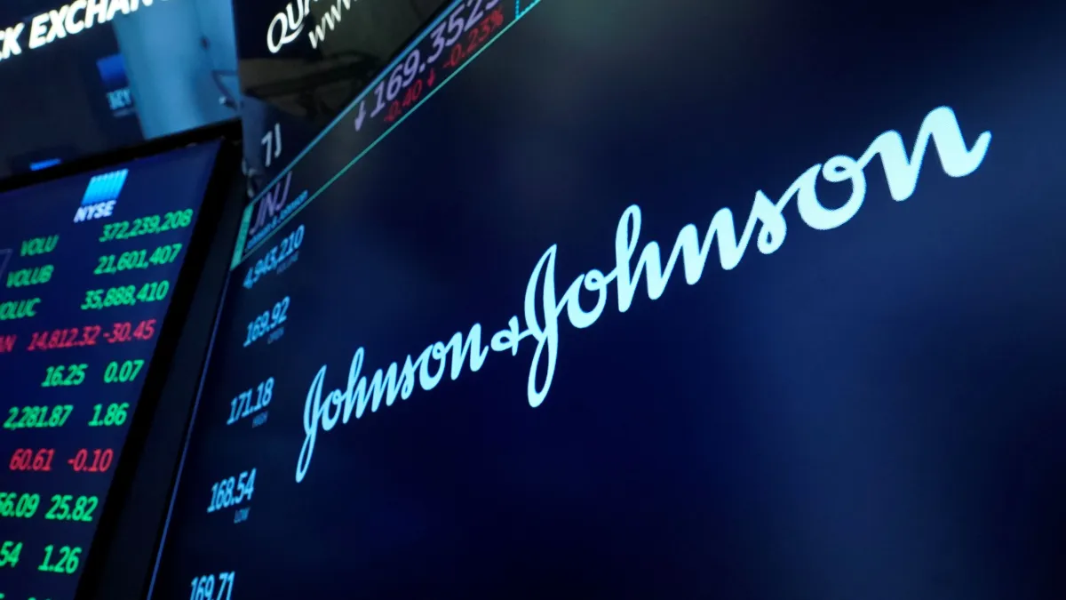 知名跨國醫藥大廠嬌生(Johnson & Johnson)。(美聯社)