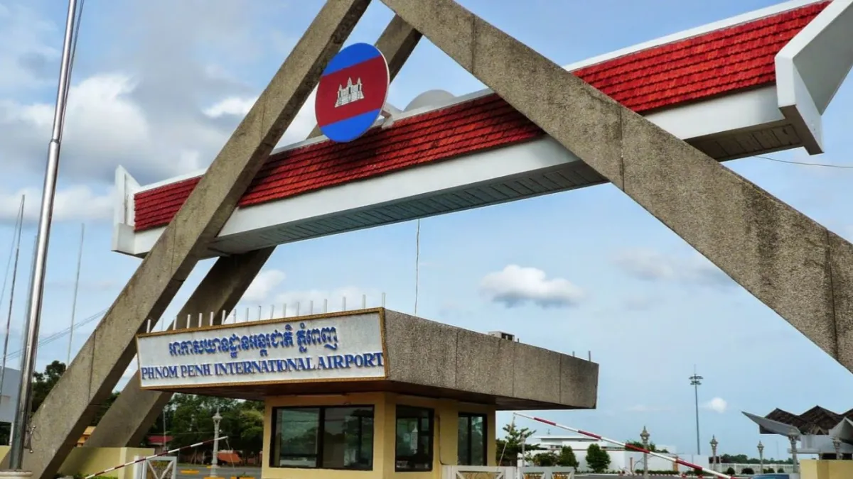 柬埔寨金邊國際機場(取自google map)