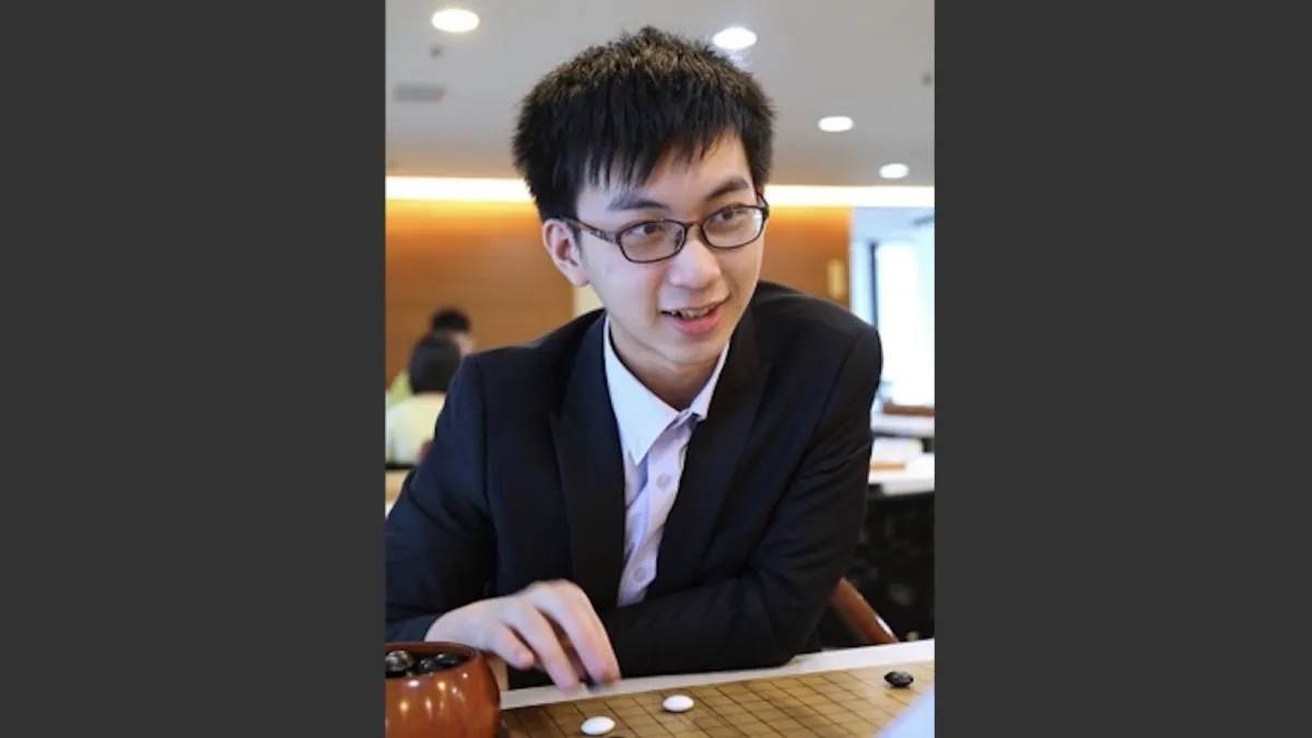 代表臺灣出戰的許皓鋐六段。(海峰棋院)