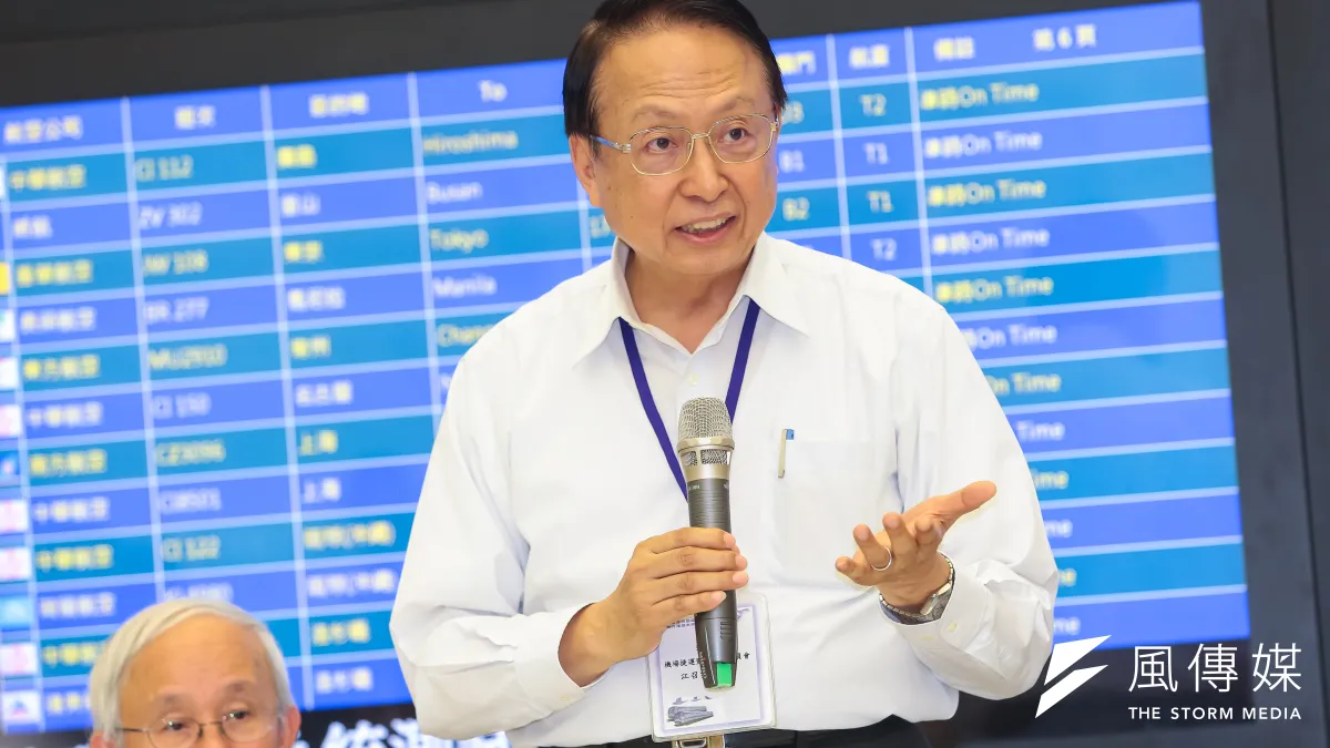 高鐵預計推選江耀宗擔任董事長,圖為江耀宗出席機場捷運總結會議。(資料照,顏麟宇攝)