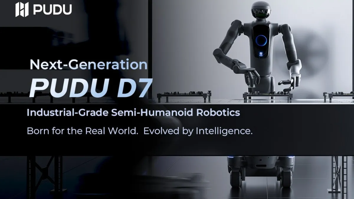 PUDU Embodied Unveils the Next-Generation PUDU D7: Opening a New Chapter for Industrial Semi-Humanoid Robotics
