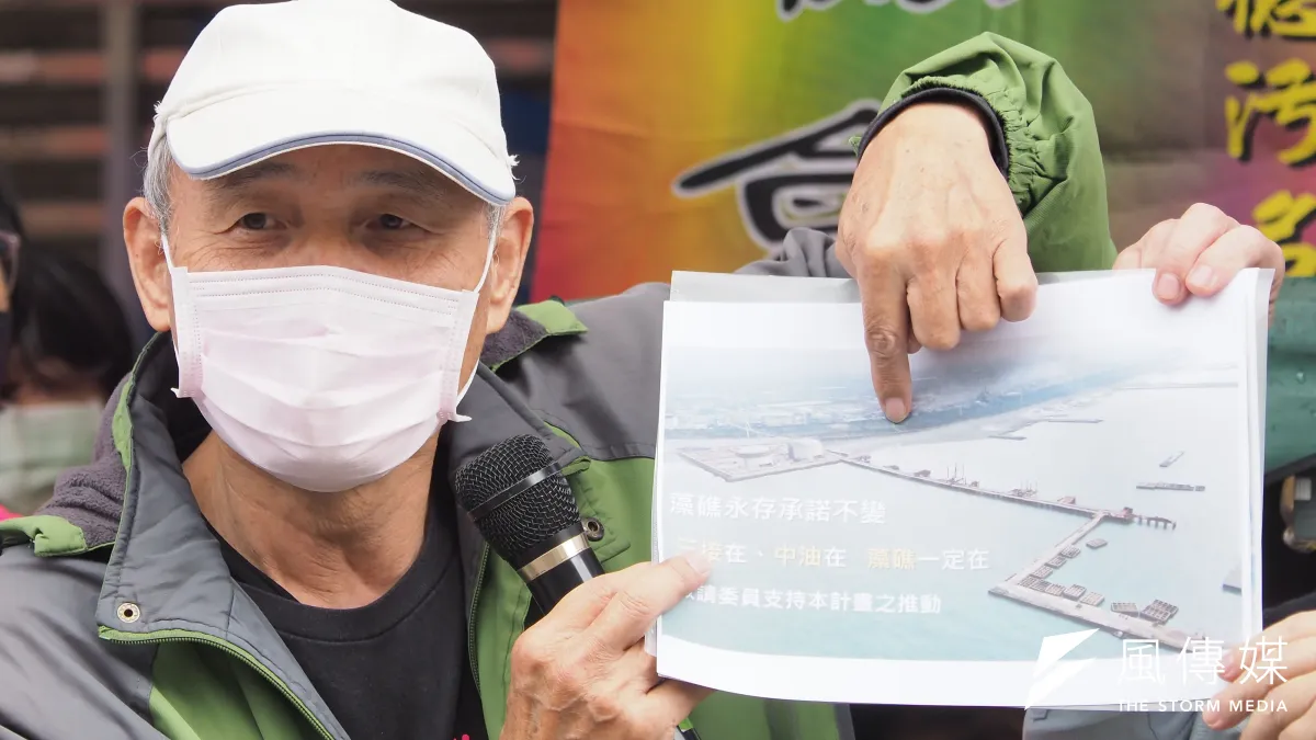 三接遷離公投領銜人潘忠政(見圖)批評,民進黨已經把「騙」當成核心價值。(柯承惠攝)
