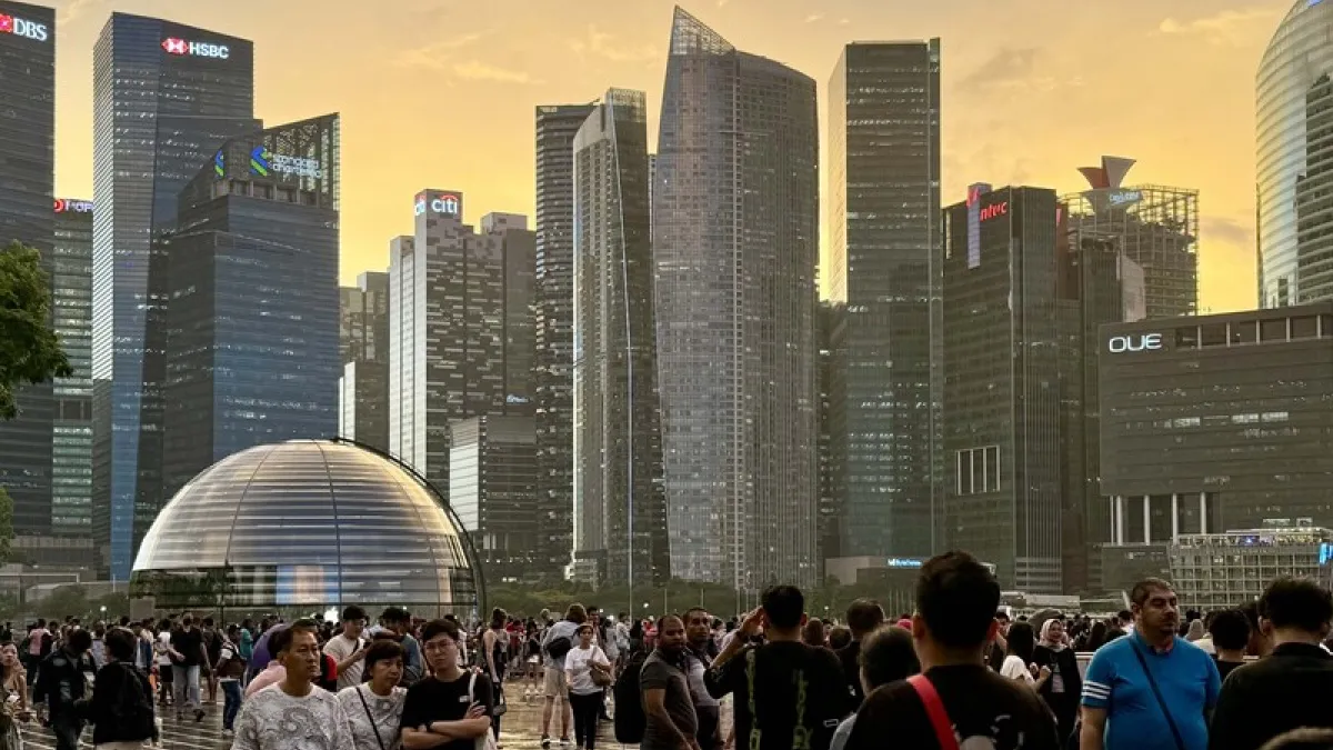 新加坡街景資料照。中央社