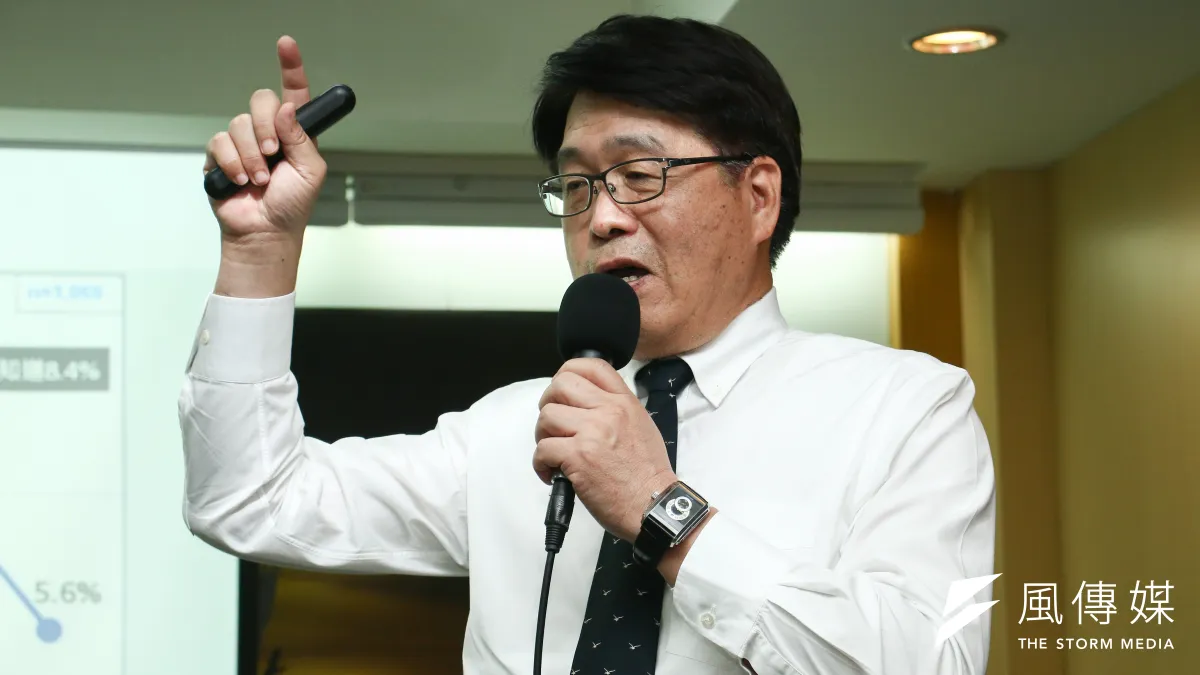 台灣民意基金會董事長游盈隆。(資料照∕蔡親傑攝)