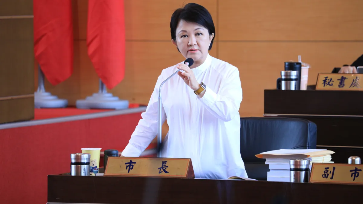 針對昨(10)日國慶煙火無人機表演臨時取消,台中市長盧秀燕表示由於中央公園上空有無人機闖入,基於維安考量,和國安單位討論後決定取消。(資料照,台中市政府提供)