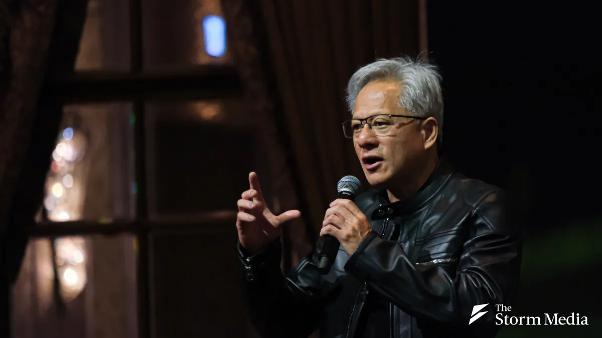 NVIDIA founder and CEO Jensen Huang. (File photo, by Liu Wei-hong)