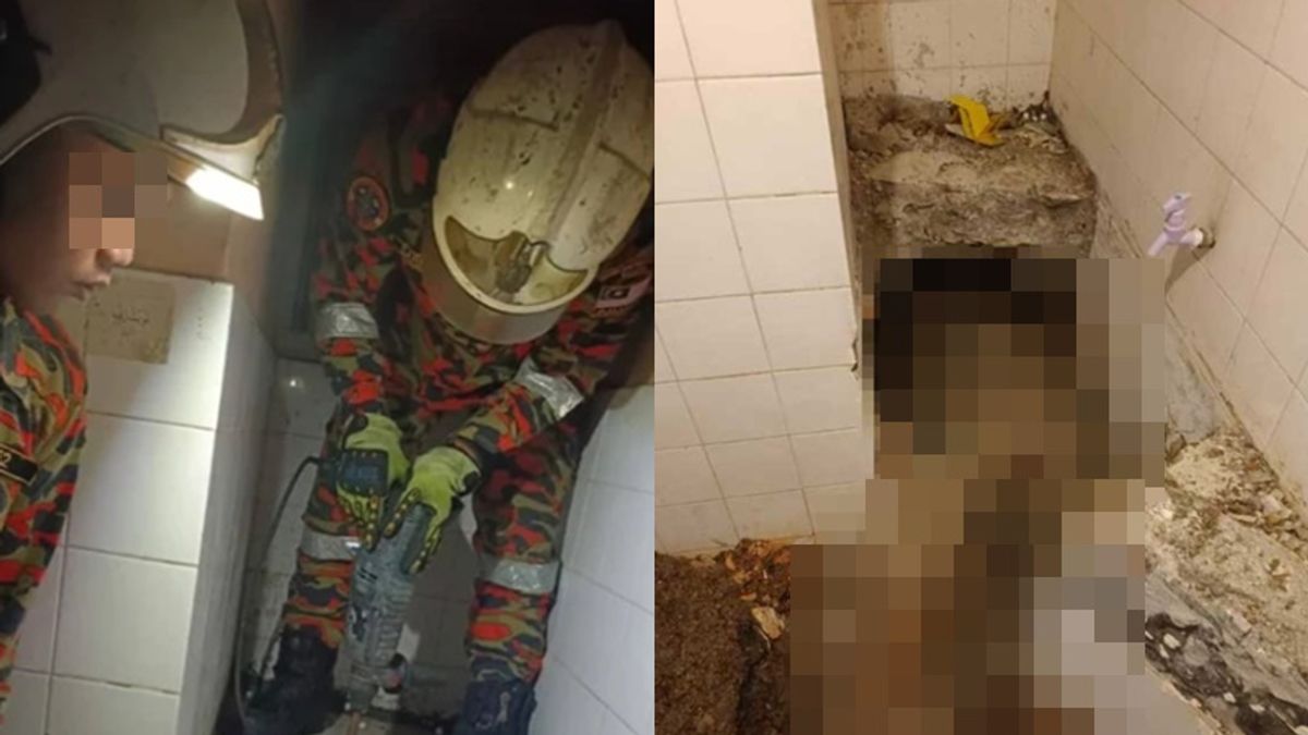 馬來西亞驚傳水泥藏屍案!(圖/翻攝自中國報) 馬來西亞驚傳水泥藏屍案!(圖/翻攝自中國報)