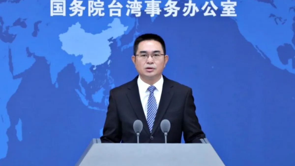 中國國台辦官網26日上線「台獨打手、幫兇迫害台灣同胞惡劣行徑舉報專欄」(台獨幫兇舉報專欄),國台辦發言人陳斌華表示,設立專欄是為了追責部分台獨分子、側翼網紅充當打手,破壞兩岸和平發展,將依法追責證據確鑿的人士。(圖/國台辦官方微博)