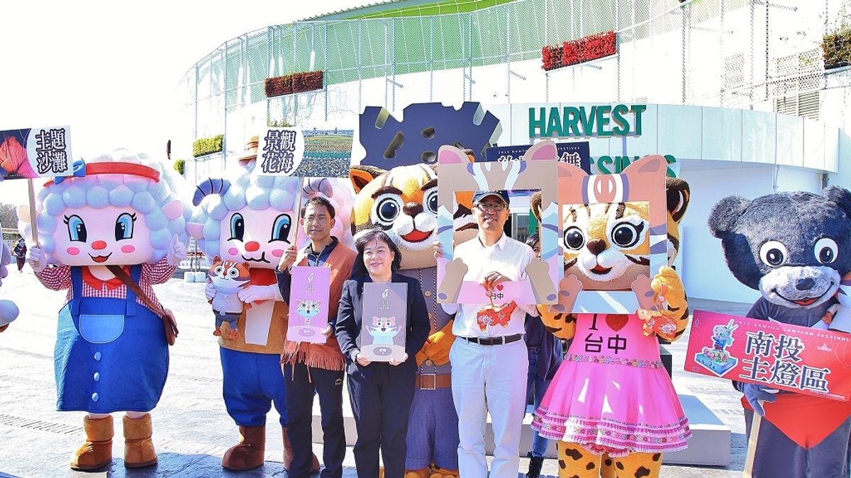 台中花博南投週宣傳暨吉祥物交流活動,「青青草原聯盟」(酷比熊、綿羊科瑞、朵麗及牧羊犬丹尼)一同遊園。(圖/臺中市政府提供) 台中花博南投週宣傳暨吉祥物交流活動,「青青草原聯盟」(酷比熊、綿羊科瑞、朵麗及牧羊犬丹尼)一同遊園。(圖/臺中市政府提供)