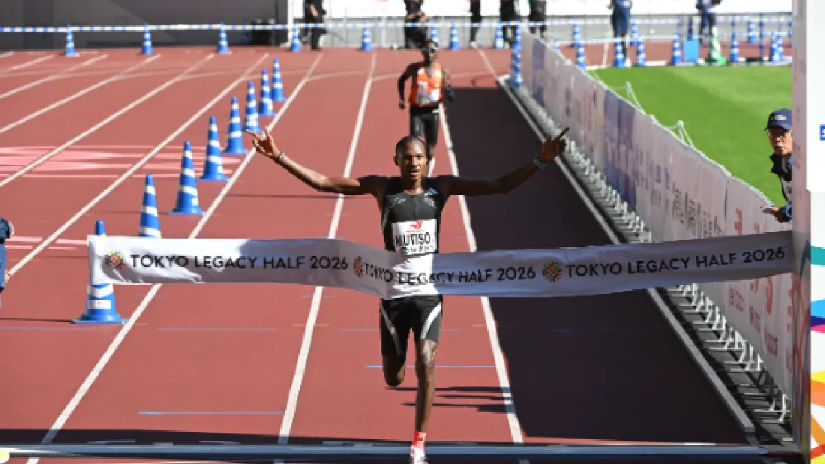東京レガシーハーフマラソン2026は男女ともに大会記録が更新され、男子はアレクサンダー・ムティソ、女子はアグネス・ゲティチが制した。(写真/©東京マラソン財団©TOKYO MARATHON FOUNDATION提供)