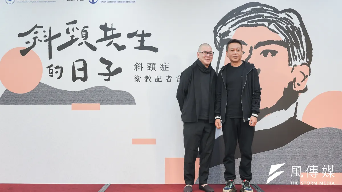 金馬影帝李康生與蔡明亮導演一同出席記者會。