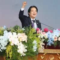 總統賴清德10日在國慶大會上發表談話。(柯承惠攝) 總統賴清德10日在國慶大會上發表談話。(柯承惠攝)