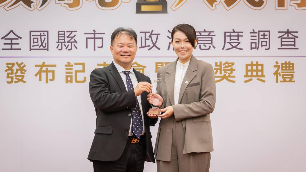 「1金4銀」擦亮安居科技城!高虹安施政有感大躍進 滿意增幅13縣市次高