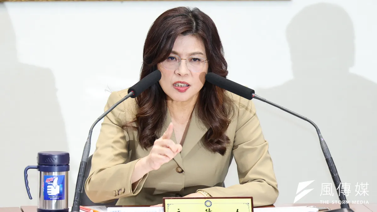 因親中與軍購爭議,國民黨內反鄭麗文(見圖)勢力集結,正想辦法逼宮。(陳品佑攝)