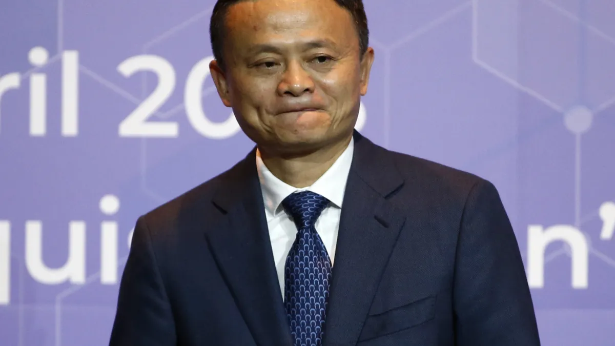 阿里巴巴今證實,馬雲已放棄對阿里巴巴主要可變利益實體(VIE)的所有權。(資料照,AP)