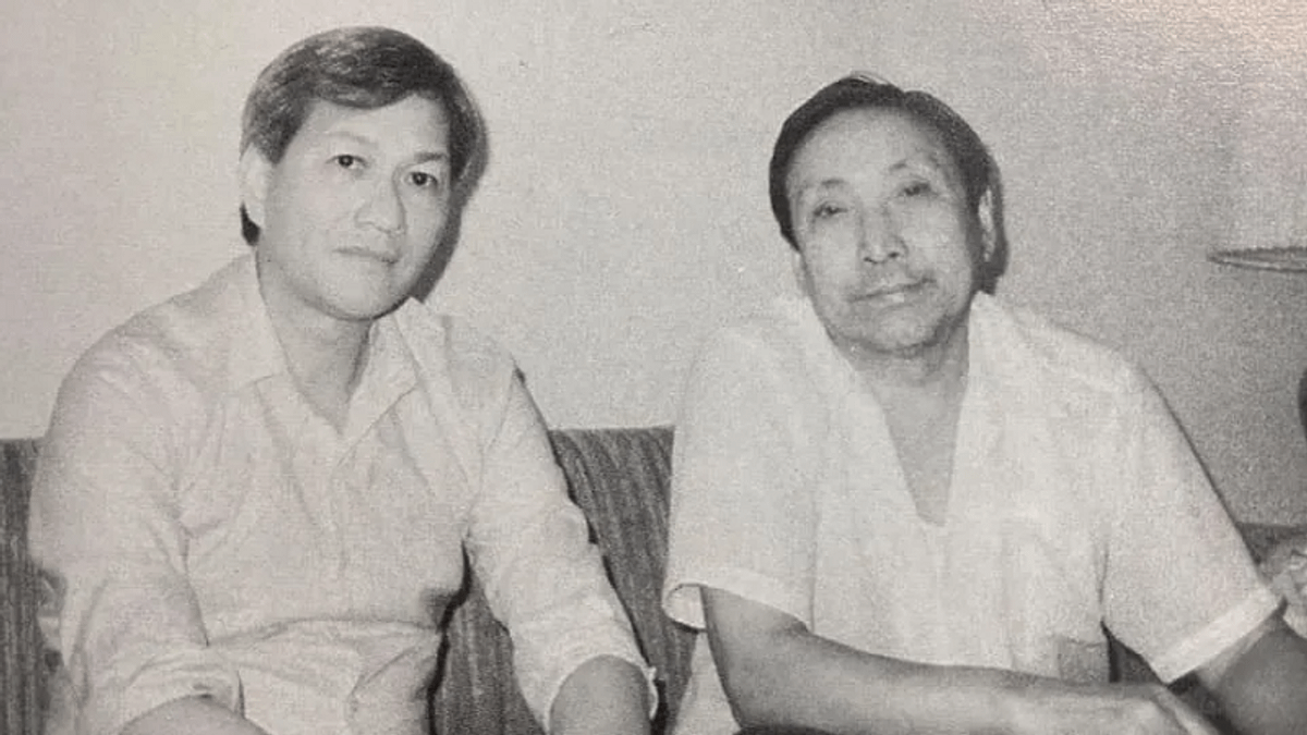 訪問劉賓雁。(李怡提供) 訪問劉賓雁。(李怡提供)