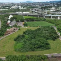 潭子區清潔隊廢棄彈簧床墊去化後空拍圖。(圖/台中市政府) 潭子區清潔隊廢棄彈簧床墊去化後空拍圖。(圖/台中市政府)