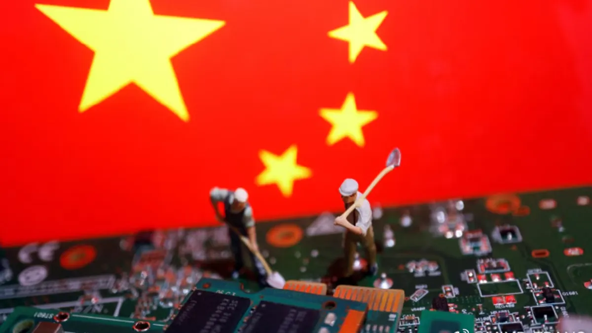 中國政府致力於扶持本土半導體產業,追求晶片自有化。(圖/翻攝自微博) 中國政府致力於扶持本土半導體產業,追求晶片自有化。(圖/翻攝自微博)