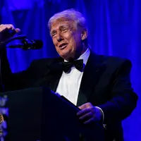 アメリカ大統領トランプ。(AP通信) アメリカ大統領トランプ。(AP通信)