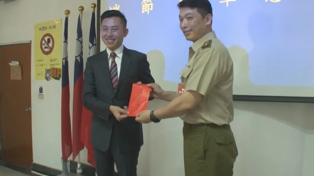 端節連假戍守崗位 林智堅訪憲兵隊慰問部隊官兵