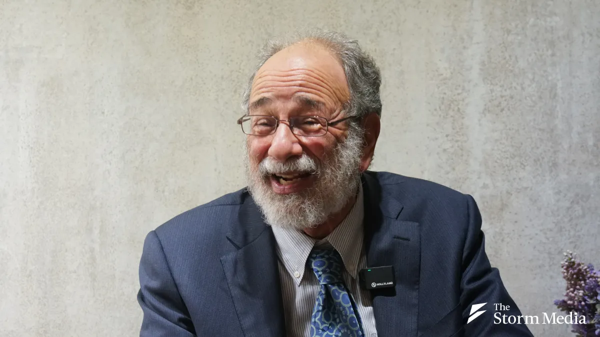 Nobel Prize-winning economist Alvin Roth speaks with 風傳媒 in an exclusive interview. (Photo by Tsai Chin-chieh)