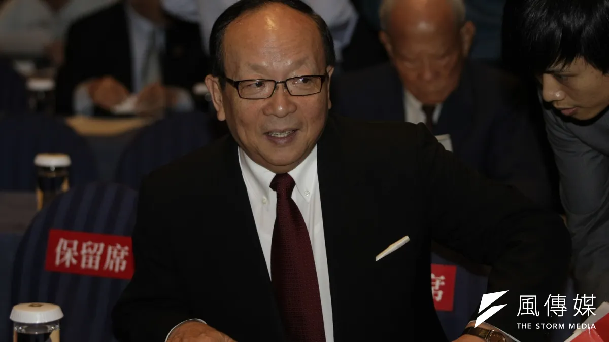 章孝嚴在2000年總統大選擔任總綰兵符的國民黨秘書長,必須負起名義上「協調」,實際上卻是勸退宋楚瑜的任務。(資料照,吳逸驊攝)
