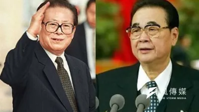 西班牙法院以迫害人權通緝江澤民(左)與李鵬(右)。(取自網路)