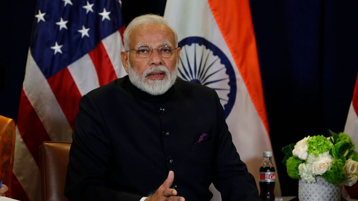 印度總理莫迪。(美聯社) 印度總理莫迪。(美聯社)