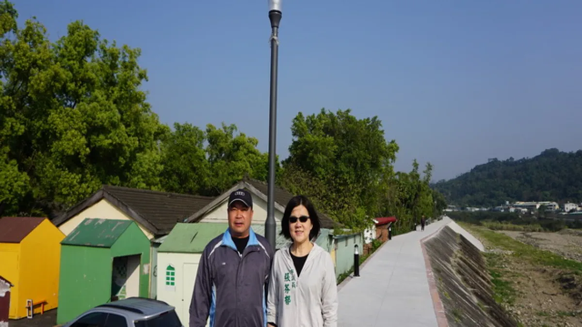 力推霧峰乾溪環境營造 議員張芬郁盼打造優質水岸綠廊