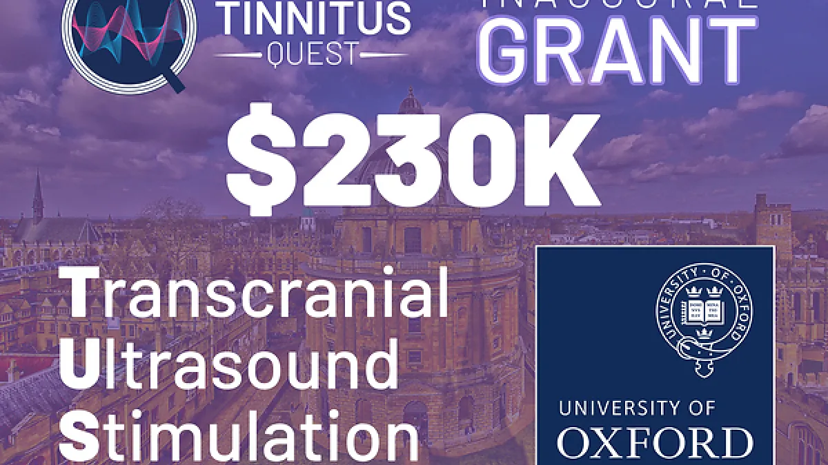 Tinnitus Quest Builds Momentum with Oxford Research Study, New Funding Call, and Second Tinnitus Hackathon