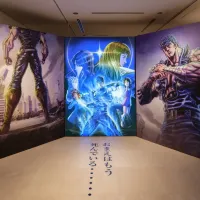 アニメ『北斗の拳』の特別企画展がアニメ東京ステーションで開幕し、最新の設定資料展示やキャラクター診断のほか声優陣による記念トークショーの公開収録も展開される。(写真/©武論尊・原哲夫/コアミックス, 「北斗の拳」製作委員会提供) アニメ『北斗の拳』の特別企画展がアニメ東京ステーションで開幕し、最新の設定資料展示やキャラクター診断のほか声優陣による記念トークショーの公開収録も展開される。(写真/©武論尊・原哲夫/コアミックス, 「北斗の拳」製作委員会提供)