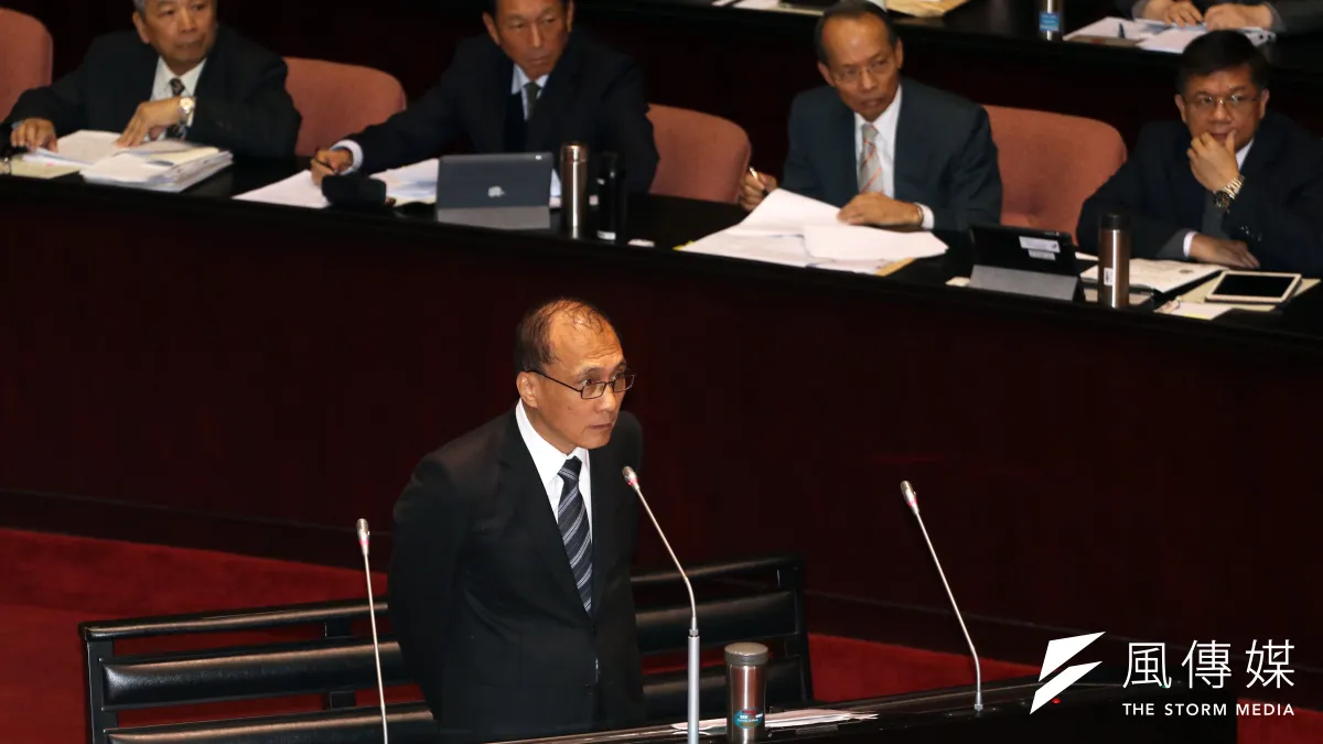 行政院長林全列席立法院施政報告總質詢。(蘇仲泓攝)