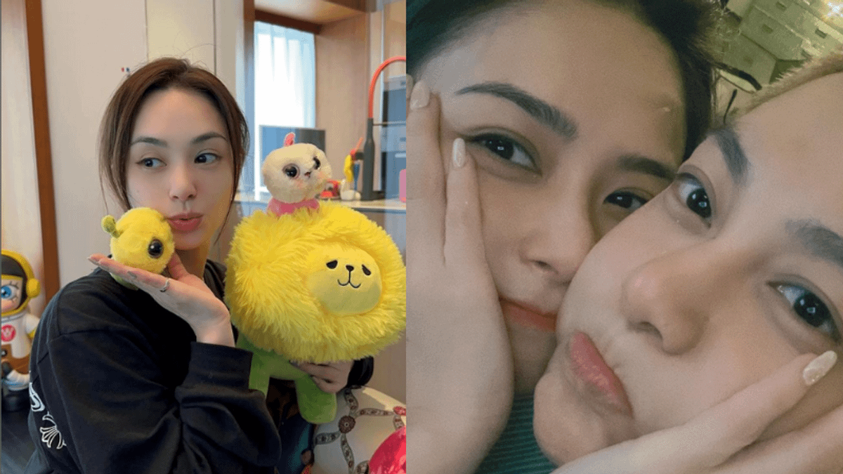 阿嬌(左)今日曬出和皇甫聖華的親密合照。(圖/翻攝自阿嬌IG) 阿嬌(左)今日曬出和皇甫聖華的親密合照。(圖/翻攝自阿嬌IG)