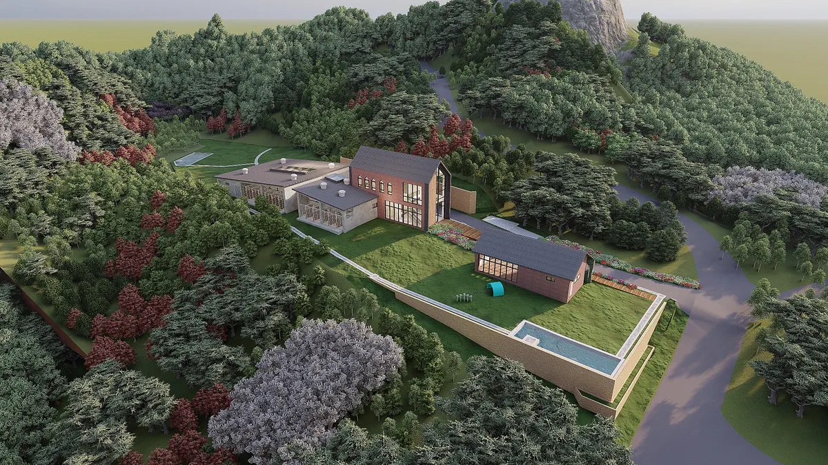 新瑞芳動物之家考量犬隻心理狀態及視覺特性,為犬隻量身打造犬舍。(圖/新北市動保處提供)