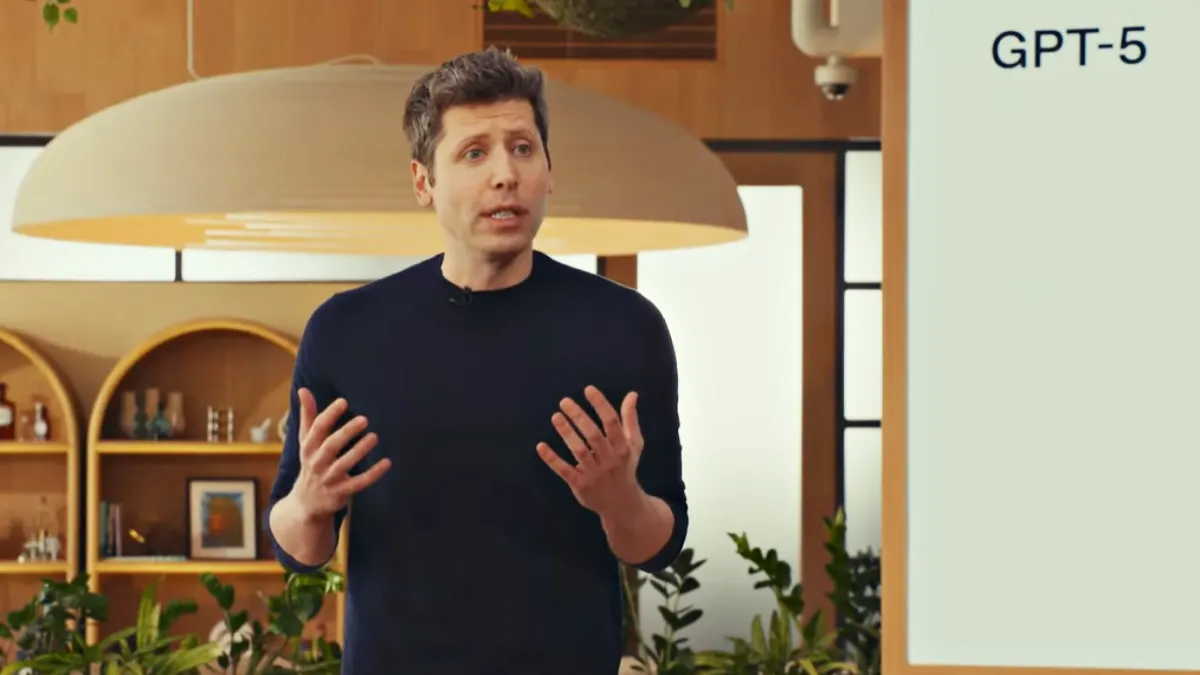 GPT-5は本日からChatGPTに統合され、無料ユーザーも利用可能となった(回数制限あり)。PlusおよびProユーザーは上限緩和と全機能にアクセスでき、8月14日からは企業・教育向けにも提供が拡大される予定。(画像/YT@OpenAIよりキャプチャ) GPT-5は本日からChatGPTに統合され、無料ユーザーも利用可能となった(回数制限あり)。PlusおよびProユーザーは上限緩和と全機能にアクセスでき、8月14日からは企業・教育向けにも提供が拡大される予定。(画像/YT@OpenAIよりキャプチャ)